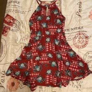 Love Fire Floral Dress